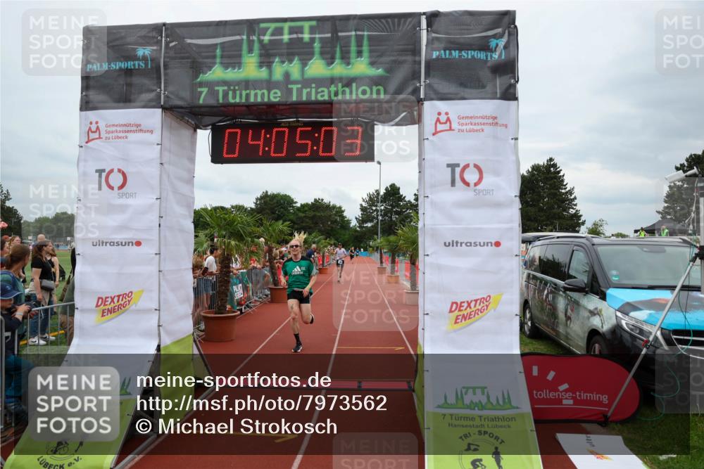 15.06.2025 - 7 Türme Triathlon Michael Strokosch http://msf.ph/oto/7973562 15.06.2025 14:05:02 Ziel 439, 837, 1024 meine-sportfotos.de