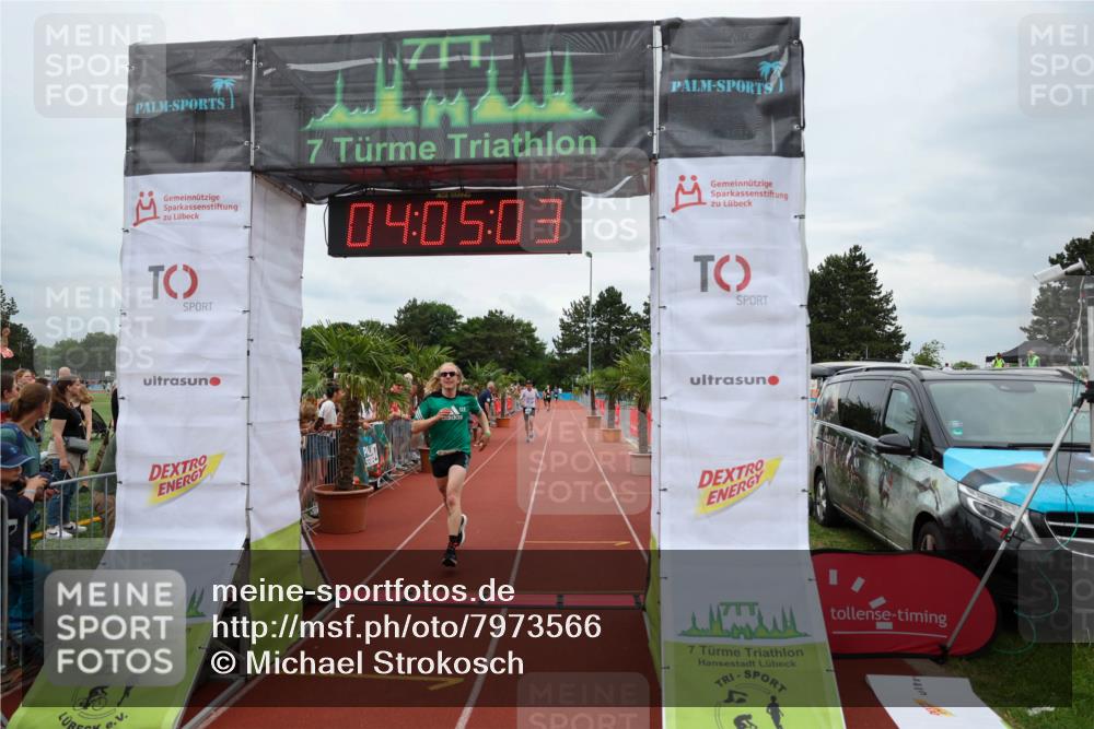 15.06.2025 - 7 Türme Triathlon Michael Strokosch http://msf.ph/oto/7973566 15.06.2025 14:05:03 Ziel 439, 465, 837, 1024 meine-sportfotos.de