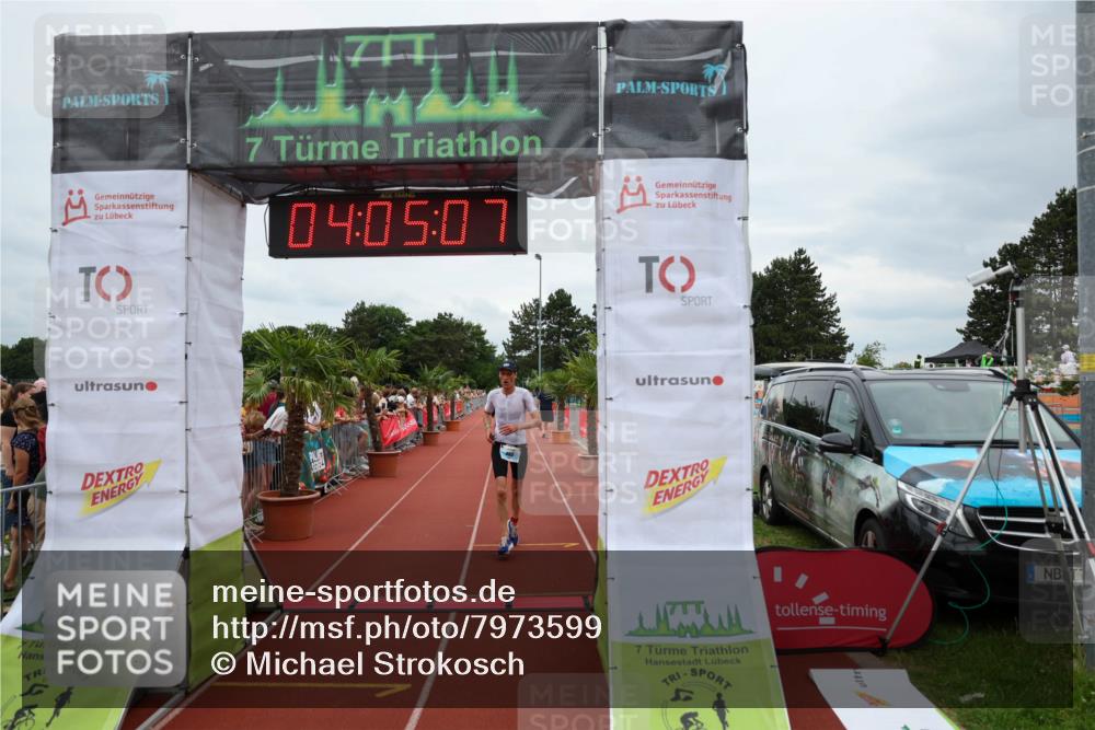 15.06.2025 - 7 Türme Triathlon Michael Strokosch http://msf.ph/oto/7973599 15.06.2025 14:05:07 Ziel 439, 465, 1024 meine-sportfotos.de