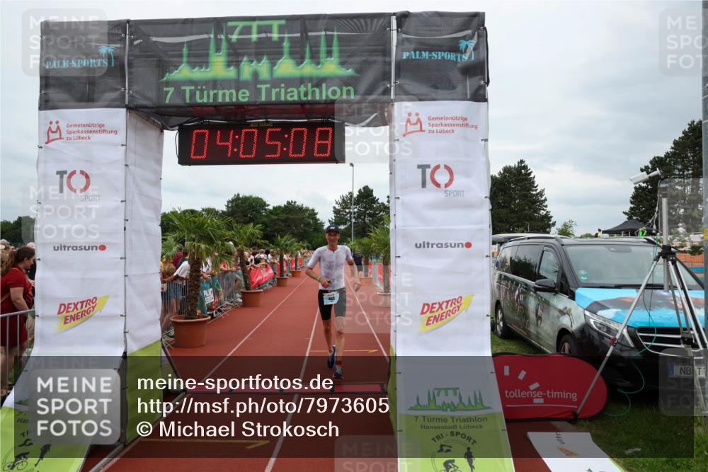 15.06.2025 - 7 Türme Triathlon Michael Strokosch http://msf.ph/oto/7973605 15.06.2025 14:05:07 Ziel 439, 465, 1024 meine-sportfotos.de