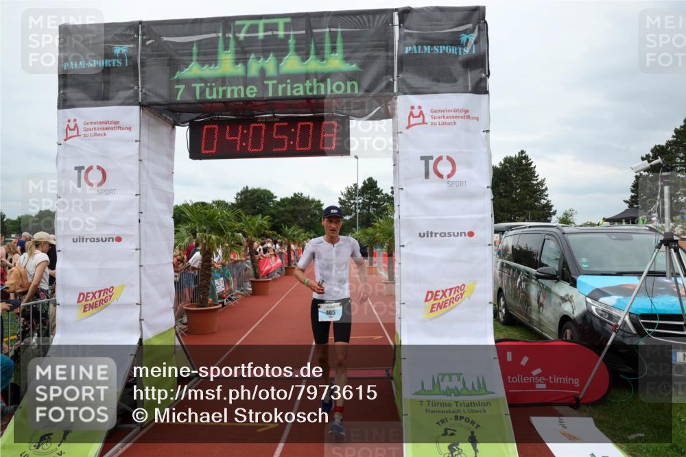 15.06.2025 - 7 Türme Triathlon Michael Strokosch http://msf.ph/oto/7973615 15.06.2025 14:05:08 Ziel 439, 465, 1024 meine-sportfotos.de