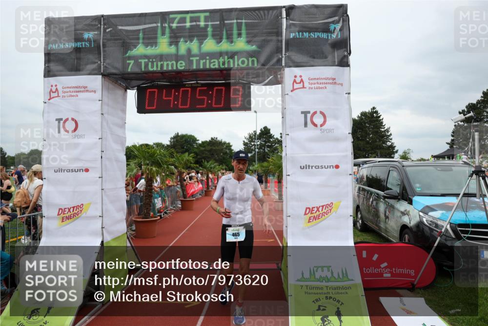 15.06.2025 - 7 Türme Triathlon Michael Strokosch http://msf.ph/oto/7973620 15.06.2025 14:05:08 Ziel 439, 465, 1024 meine-sportfotos.de