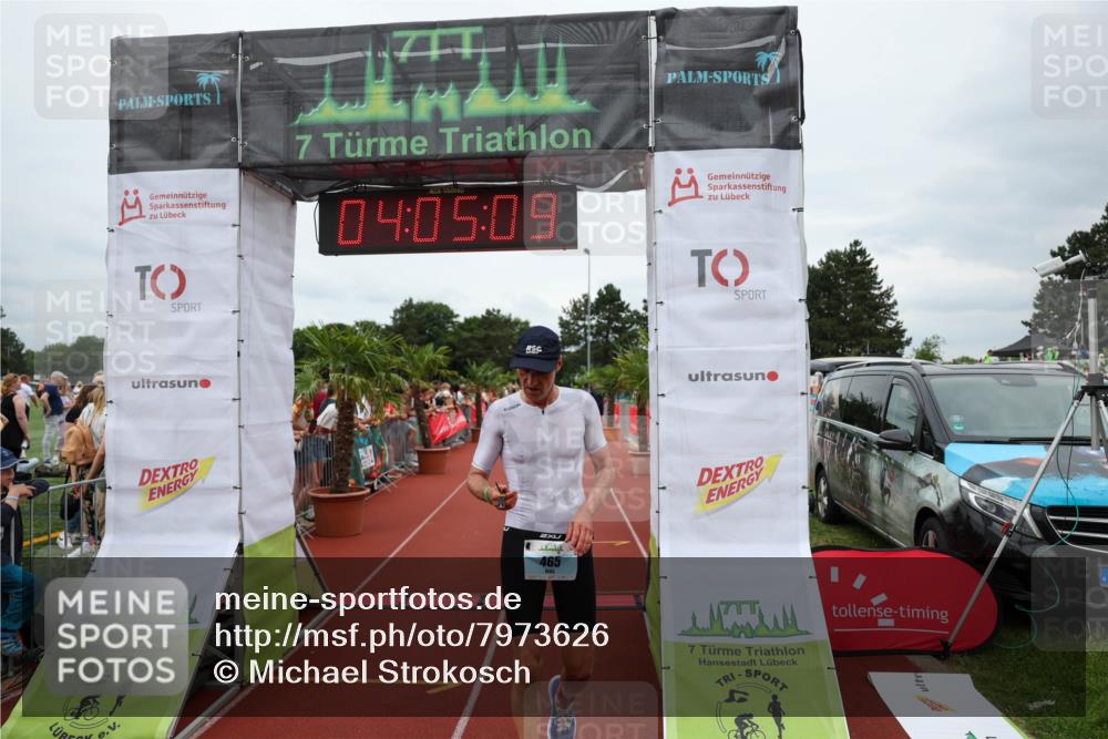 15.06.2025 - 7 Türme Triathlon Michael Strokosch http://msf.ph/oto/7973626 15.06.2025 14:05:09 Ziel 465, 1024, 1097 meine-sportfotos.de