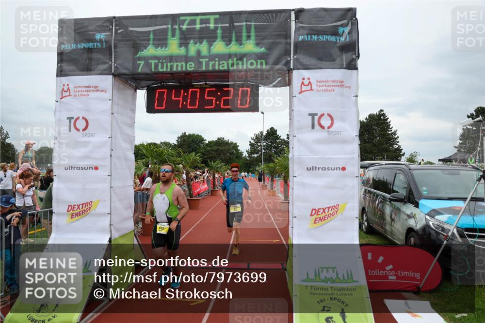 15.06.2025 - 7 Türme Triathlon Michael Strokosch http://msf.ph/oto/7973699 15.06.2025 14:05:19 Ziel 846, 974, 1097 meine-sportfotos.de