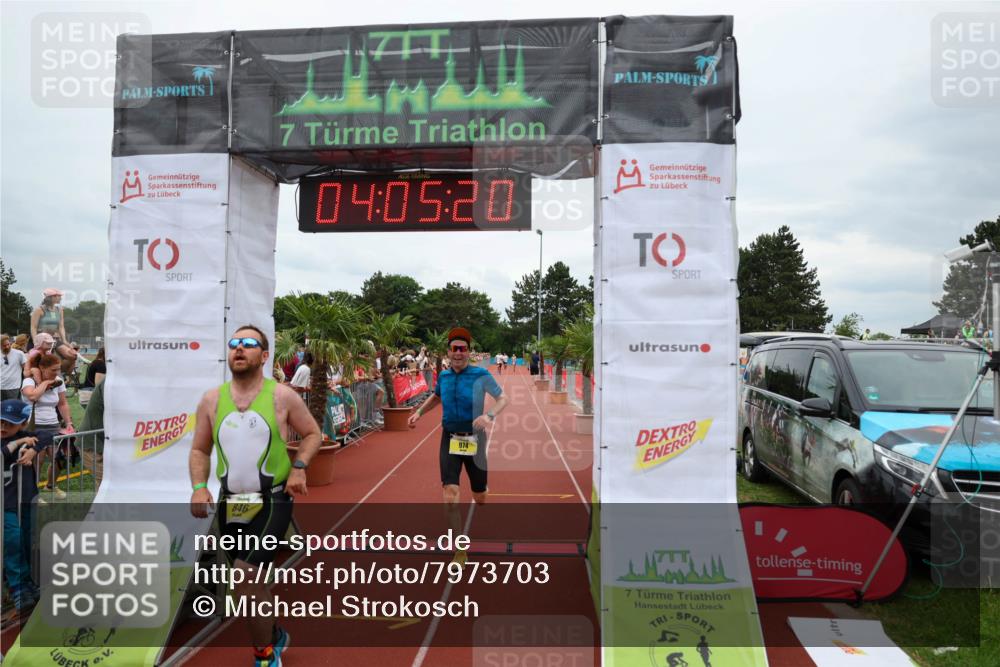 15.06.2025 - 7 Türme Triathlon Michael Strokosch http://msf.ph/oto/7973703 15.06.2025 14:05:20 Ziel 846, 974, 1097 meine-sportfotos.de