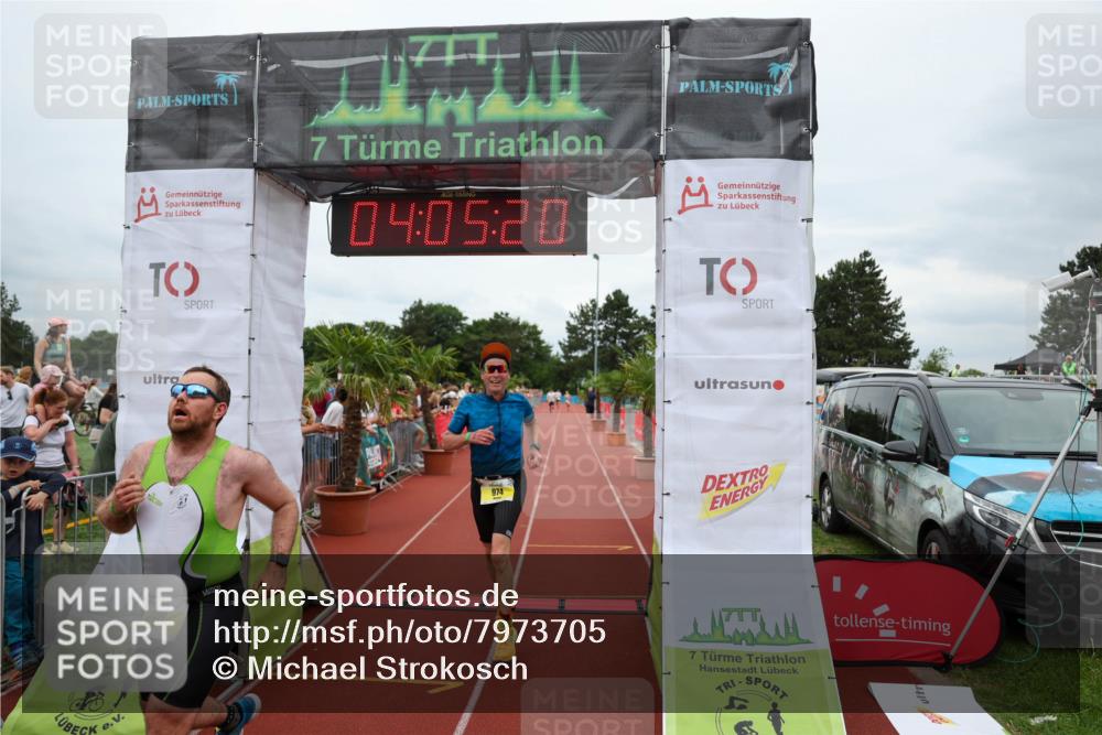 15.06.2025 - 7 Türme Triathlon Michael Strokosch http://msf.ph/oto/7973705 15.06.2025 14:05:20 Ziel 846, 974, 1097 meine-sportfotos.de