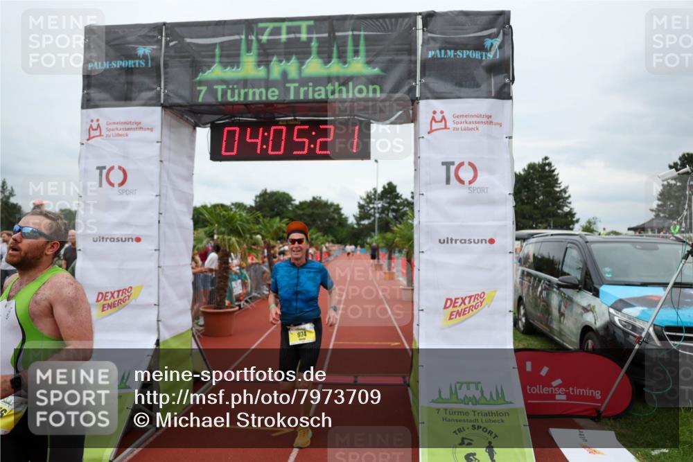 15.06.2025 - 7 Türme Triathlon Michael Strokosch http://msf.ph/oto/7973709 15.06.2025 14:05:20 Ziel 846, 974, 1097 meine-sportfotos.de