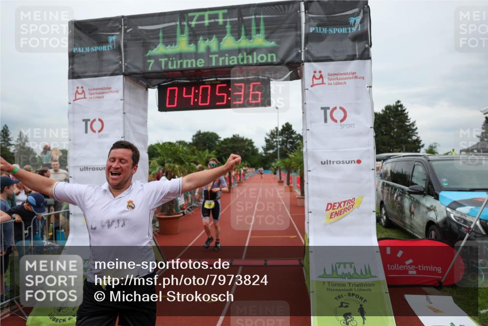 15.06.2025 - 7 Türme Triathlon Michael Strokosch http://msf.ph/oto/7973824 15.06.2025 14:05:35 Ziel 757, 926, 1139, 1144 meine-sportfotos.de