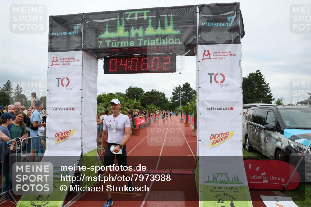 15.06.2025 - 7 Türme Triathlon Michael Strokosch http://msf.ph/oto/7973988 15.06.2025 14:06:02 Ziel 599, 633, 657 meine-sportfotos.de
