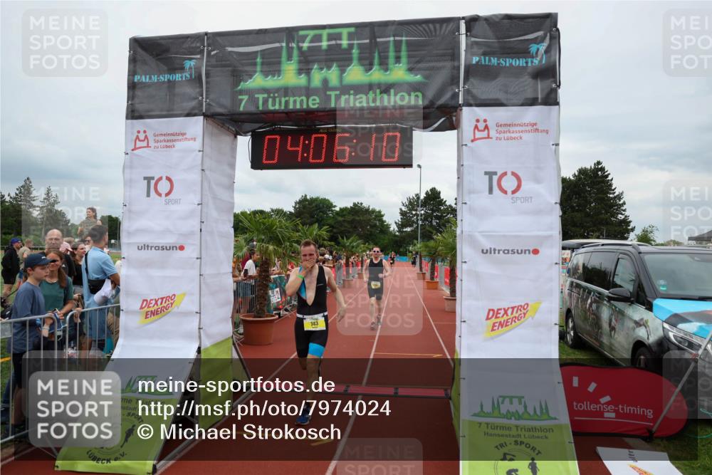 15.06.2025 - 7 Türme Triathlon Michael Strokosch http://msf.ph/oto/7974024 15.06.2025 14:06:10 Ziel 743, 1044, 1136 meine-sportfotos.de