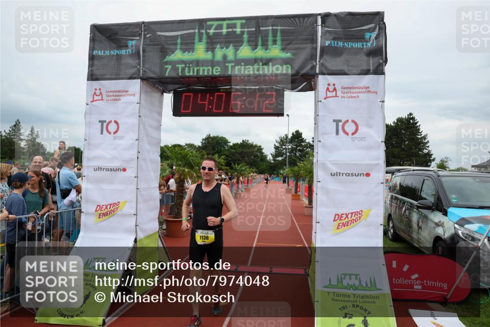 15.06.2025 - 7 Türme Triathlon Michael Strokosch http://msf.ph/oto/7974048 15.06.2025 14:06:12 Ziel 743, 1044, 1136 meine-sportfotos.de