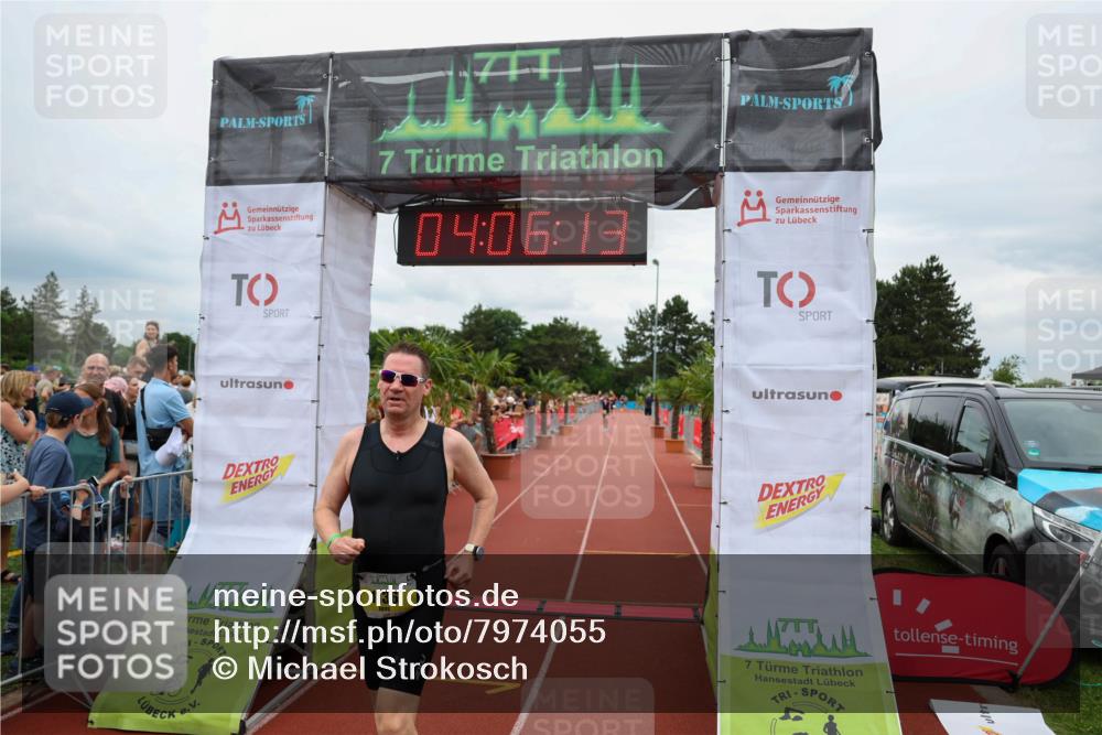 15.06.2025 - 7 Türme Triathlon Michael Strokosch http://msf.ph/oto/7974055 15.06.2025 14:06:12 Ziel 743, 1044, 1136 meine-sportfotos.de