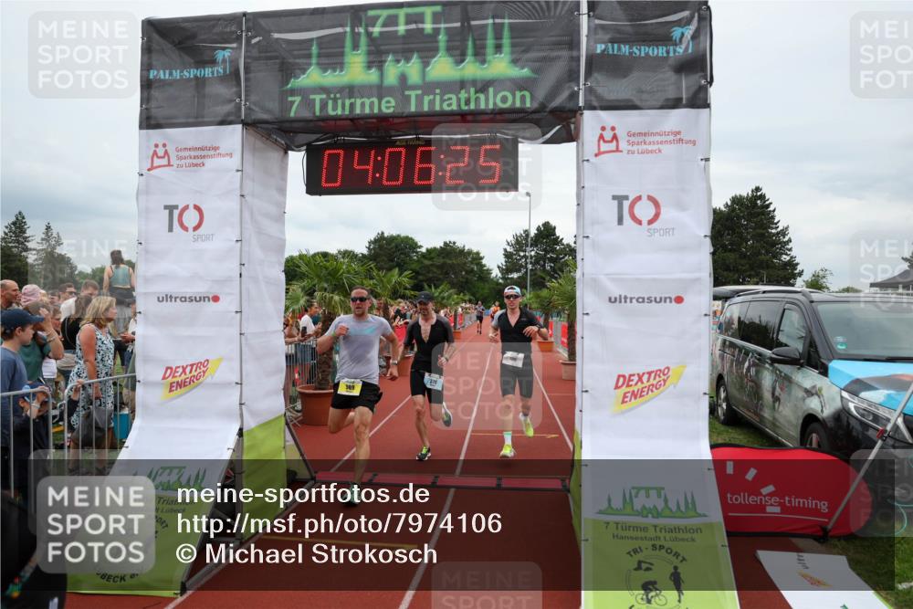 15.06.2025 - 7 Türme Triathlon Michael Strokosch http://msf.ph/oto/7974106 15.06.2025 14:06:25 Ziel 196, 370, 989, 1187 meine-sportfotos.de