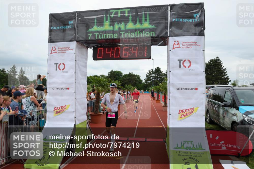 15.06.2025 - 7 Türme Triathlon Michael Strokosch http://msf.ph/oto/7974219 15.06.2025 14:06:41 Ziel 311, 807, 1074 meine-sportfotos.de