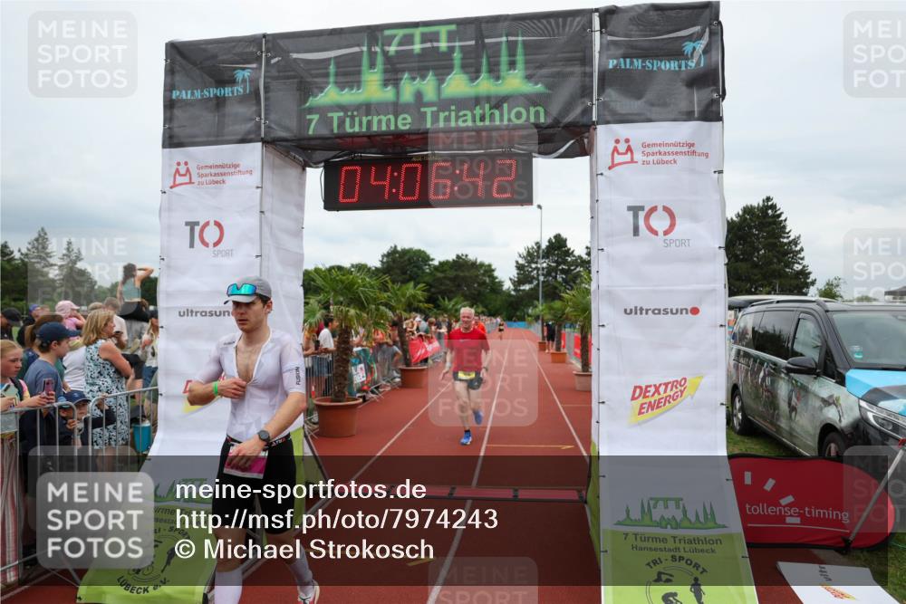 15.06.2025 - 7 Türme Triathlon Michael Strokosch http://msf.ph/oto/7974243 15.06.2025 14:06:42 Ziel 311, 807, 1074 meine-sportfotos.de