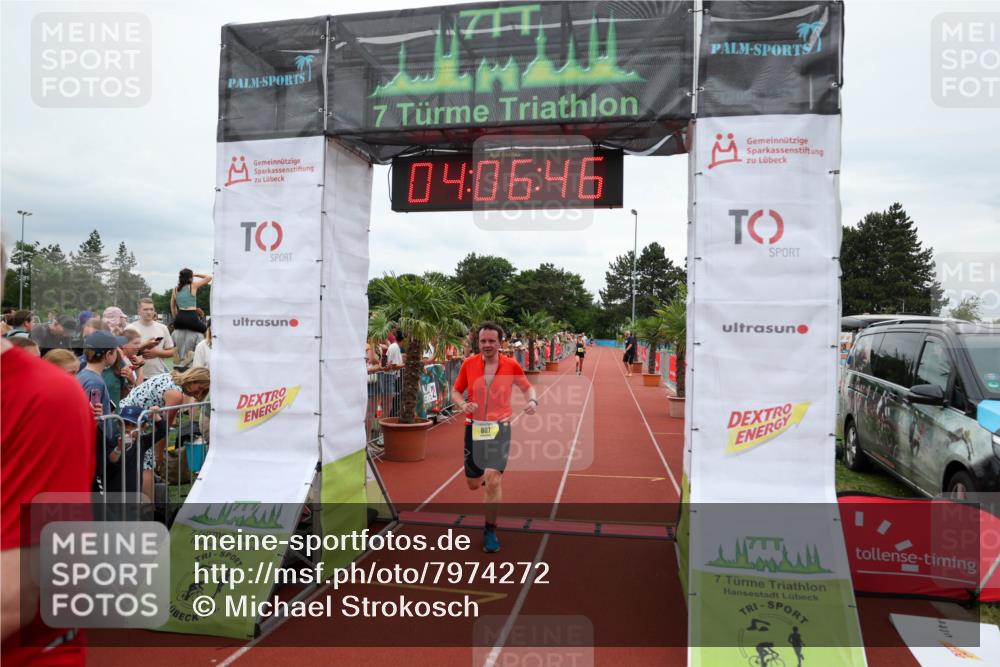 15.06.2025 - 7 Türme Triathlon Michael Strokosch http://msf.ph/oto/7974272 15.06.2025 14:06:46 Ziel 311, 807, 928, 1074 meine-sportfotos.de