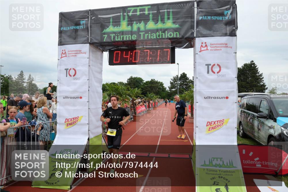 15.06.2025 - 7 Türme Triathlon Michael Strokosch http://msf.ph/oto/7974444 15.06.2025 14:07:16 Ziel 1057, 1110, 1186 meine-sportfotos.de