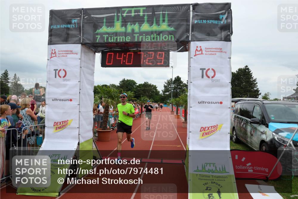 15.06.2025 - 7 Türme Triathlon Michael Strokosch http://msf.ph/oto/7974481 15.06.2025 14:07:29 Ziel 667, 884, 1063 meine-sportfotos.de