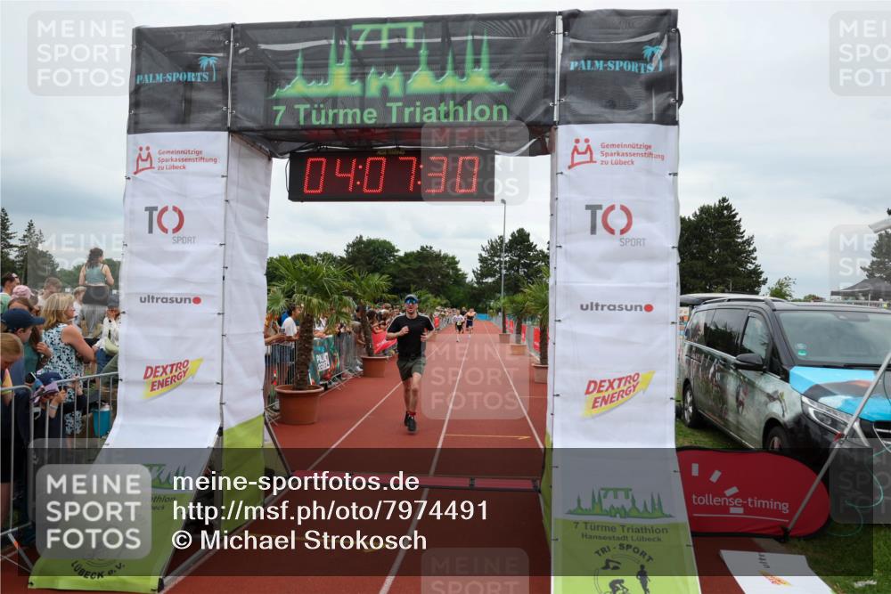 15.06.2025 - 7 Türme Triathlon Michael Strokosch http://msf.ph/oto/7974491 15.06.2025 14:07:30 Ziel 667, 884, 1063 meine-sportfotos.de