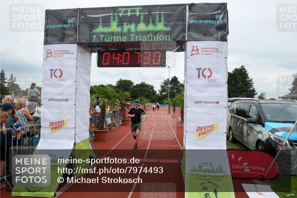 15.06.2025 - 7 Türme Triathlon Michael Strokosch http://msf.ph/oto/7974493 15.06.2025 14:07:30 Ziel 667, 884, 1063 meine-sportfotos.de