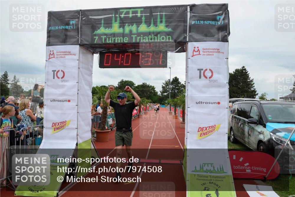 15.06.2025 - 7 Türme Triathlon Michael Strokosch http://msf.ph/oto/7974508 15.06.2025 14:07:31 Ziel 667, 884, 1063, 1197 meine-sportfotos.de
