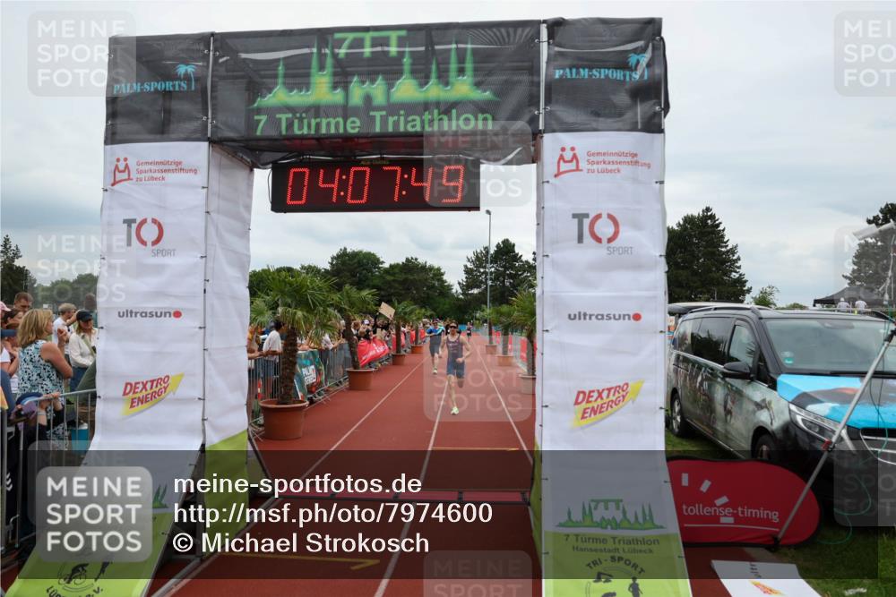 15.06.2025 - 7 Türme Triathlon Michael Strokosch http://msf.ph/oto/7974600 15.06.2025 14:07:48 Ziel 624, 853 meine-sportfotos.de