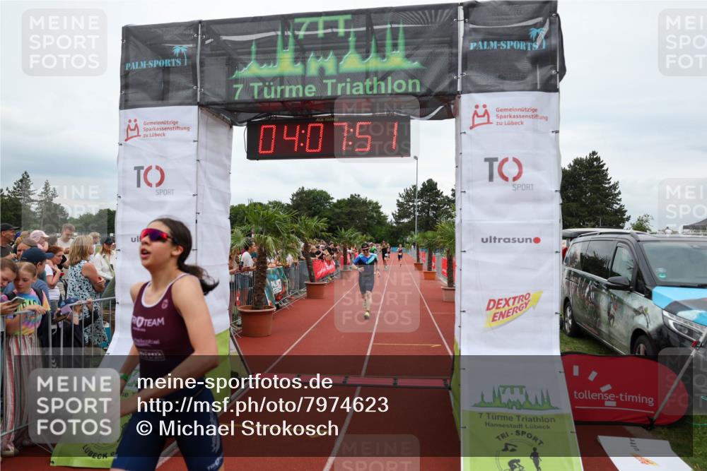 15.06.2025 - 7 Türme Triathlon Michael Strokosch http://msf.ph/oto/7974623 15.06.2025 14:07:50 Ziel 624, 853 meine-sportfotos.de