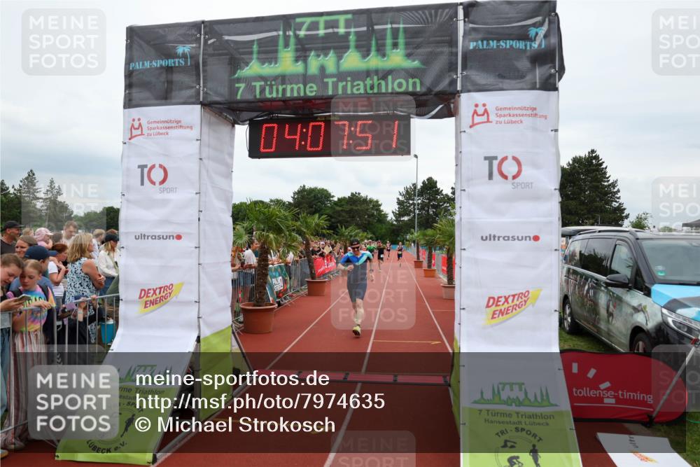 15.06.2025 - 7 Türme Triathlon Michael Strokosch http://msf.ph/oto/7974635 15.06.2025 14:07:51 Ziel 565, 624, 853 meine-sportfotos.de