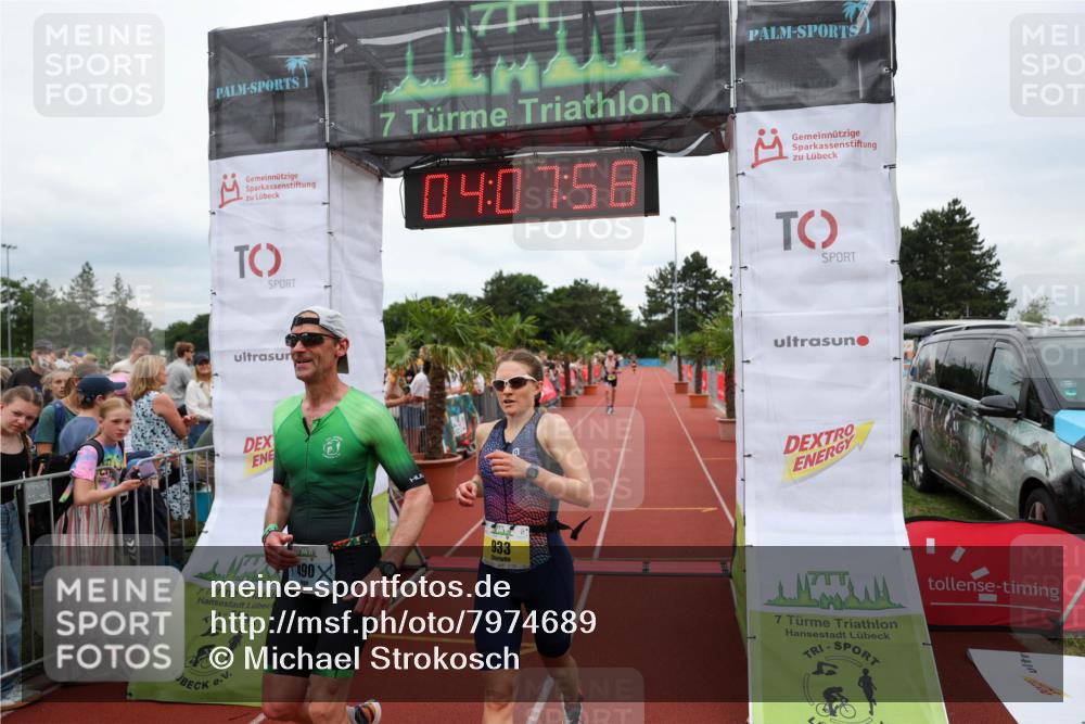 15.06.2025 - 7 Türme Triathlon Michael Strokosch http://msf.ph/oto/7974689 15.06.2025 14:07:58 Ziel 490, 565, 853, 933 meine-sportfotos.de