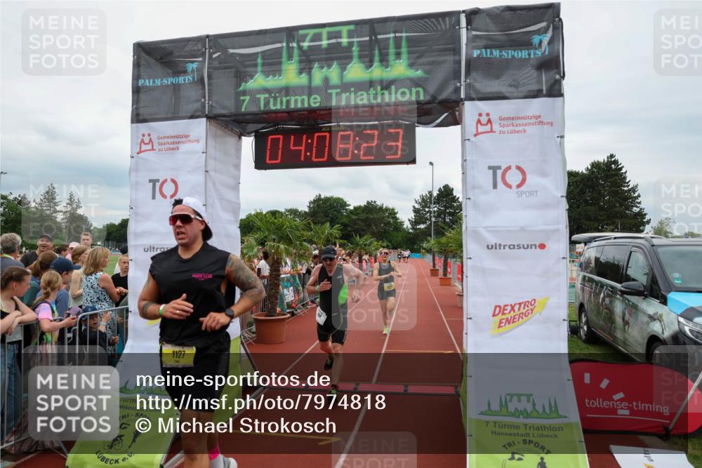 15.06.2025 - 7 Türme Triathlon Michael Strokosch http://msf.ph/oto/7974818 15.06.2025 14:08:23 Ziel 194, 899, 1127, 1138 meine-sportfotos.de