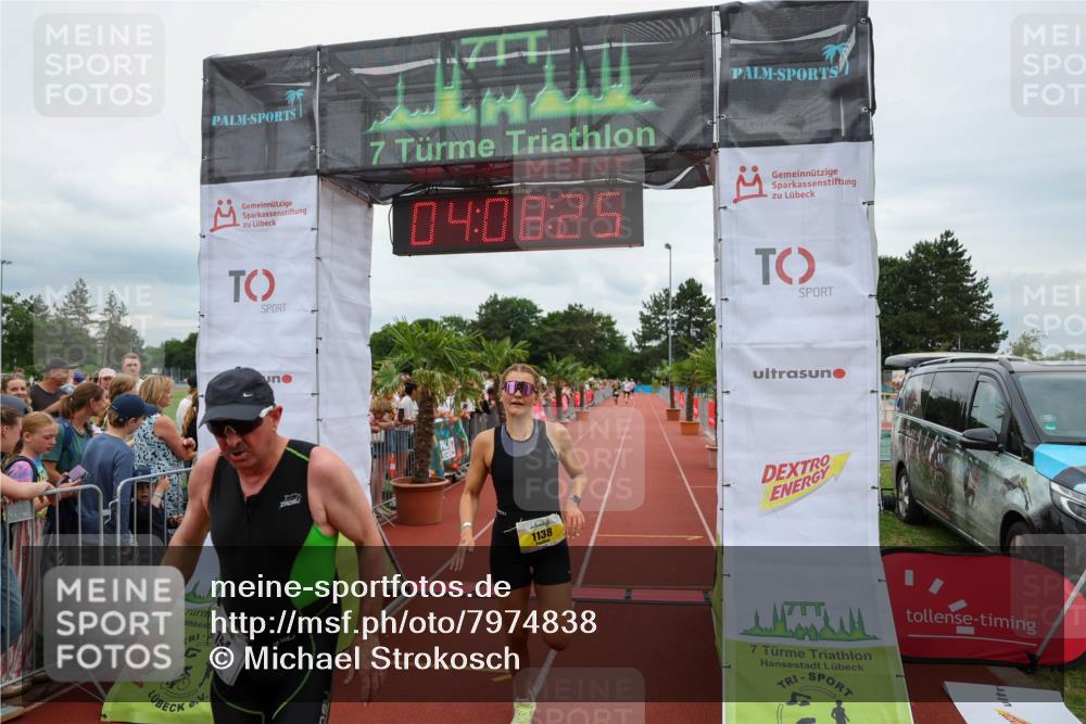 15.06.2025 - 7 Türme Triathlon Michael Strokosch http://msf.ph/oto/7974838 15.06.2025 14:08:24 Ziel 194, 1127, 1138 meine-sportfotos.de