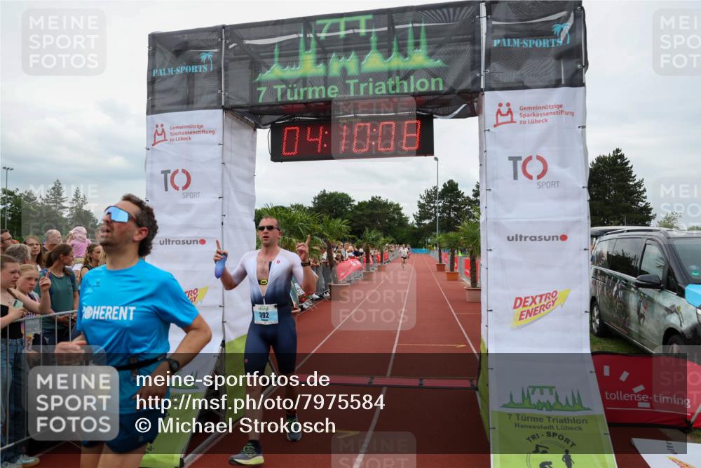 15.06.2025 - 7 Türme Triathlon Michael Strokosch http://msf.ph/oto/7975584 15.06.2025 14:10:08 Ziel 392, 921, 1059 meine-sportfotos.de
