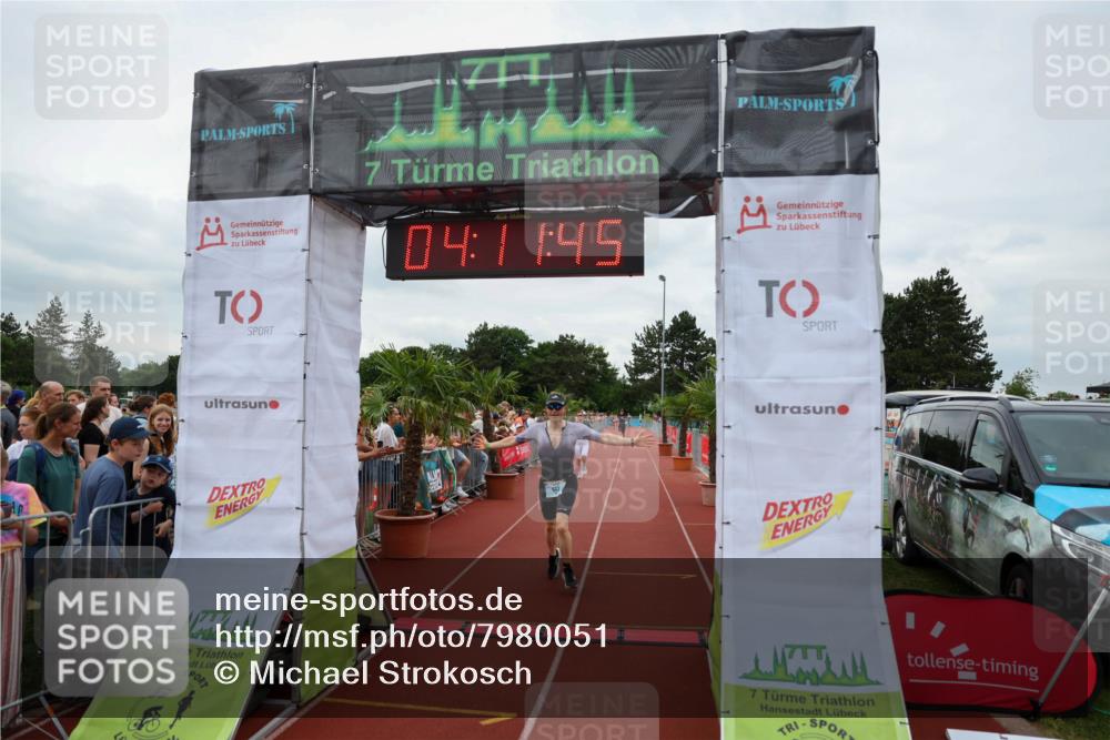15.06.2025 - 7 Türme Triathlon Michael Strokosch http://msf.ph/oto/7980051 15.06.2025 14:11:45 Ziel 443, 543, 732, 865 meine-sportfotos.de