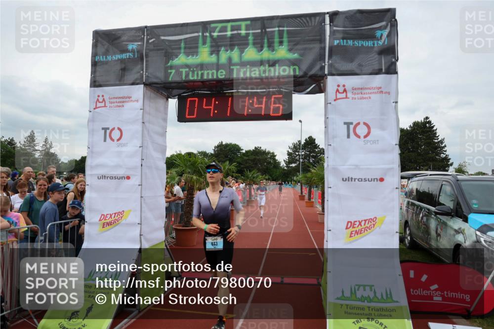 15.06.2025 - 7 Türme Triathlon Michael Strokosch http://msf.ph/oto/7980070 15.06.2025 14:11:46 Ziel 443, 543, 732, 865 meine-sportfotos.de