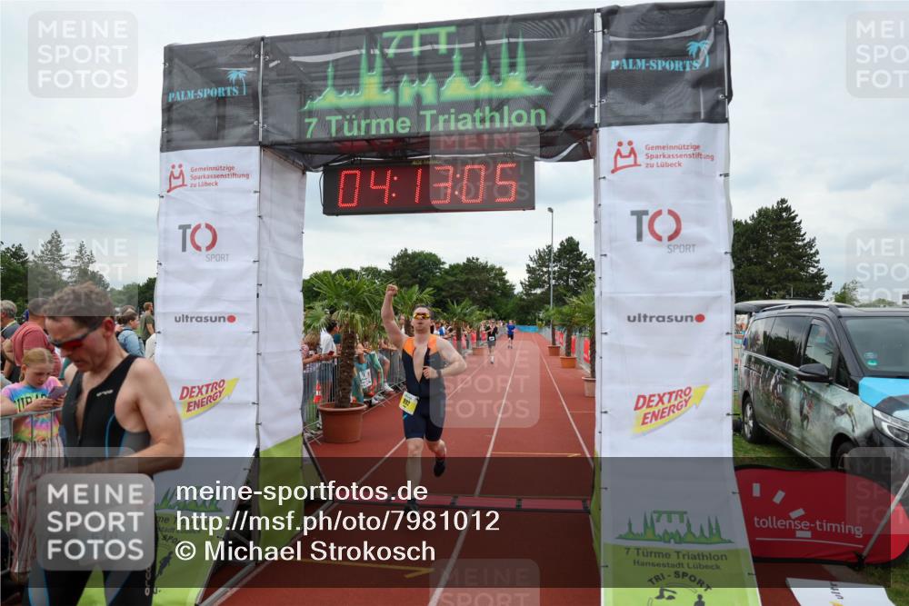 15.06.2025 - 7 Türme Triathlon Michael Strokosch http://msf.ph/oto/7981012 15.06.2025 14:13:05 Ziel 412, 628, 892 meine-sportfotos.de