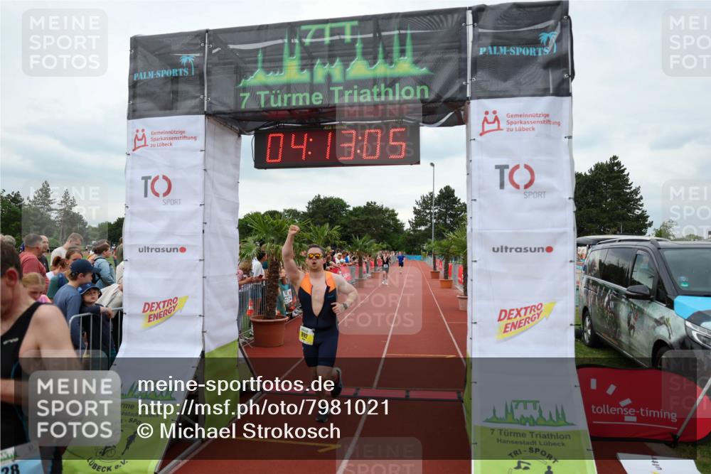 15.06.2025 - 7 Türme Triathlon Michael Strokosch http://msf.ph/oto/7981021 15.06.2025 14:13:05 Ziel 412, 628, 892 meine-sportfotos.de