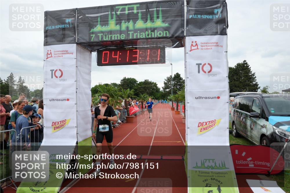 15.06.2025 - 7 Türme Triathlon Michael Strokosch http://msf.ph/oto/7981151 15.06.2025 14:13:11 Ziel 489, 628, 892, 1085 meine-sportfotos.de