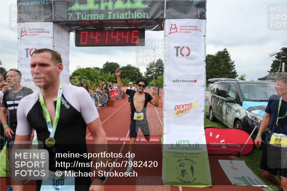 15.06.2025 - 7 Türme Triathlon Michael Strokosch http://msf.ph/oto/7982420 15.06.2025 14:14:46 Ziel 372, 411, 679, 934, 1010, 1192 meine-sportfotos.de