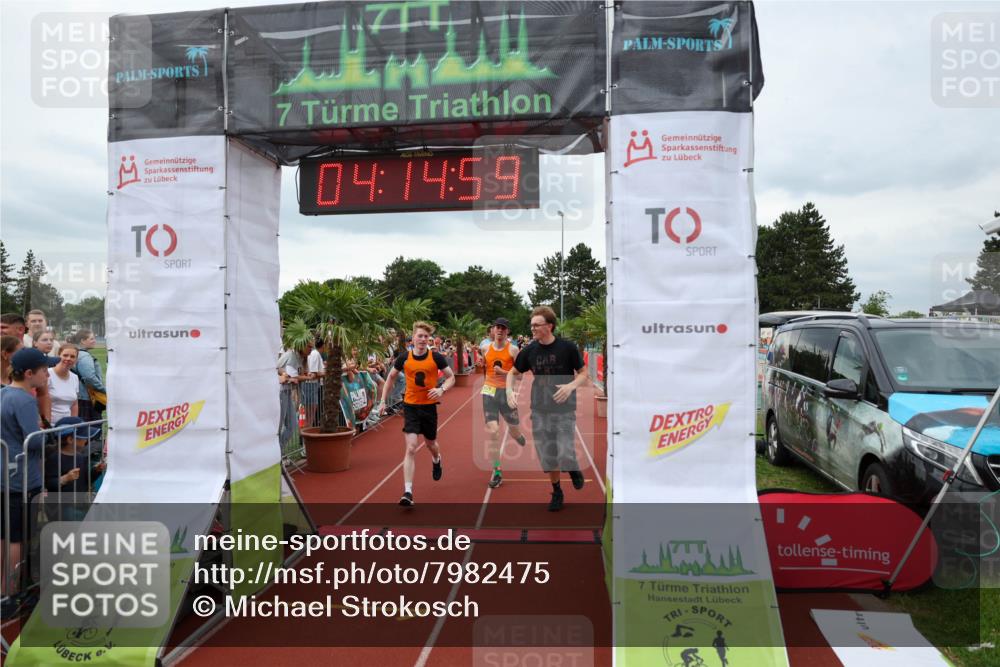 15.06.2025 - 7 Türme Triathlon Michael Strokosch http://msf.ph/oto/7982475 15.06.2025 14:14:58 Ziel 1114, 1129 meine-sportfotos.de