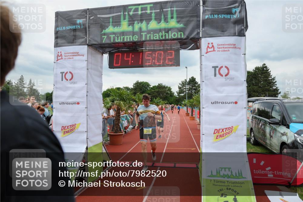 15.06.2025 - 7 Türme Triathlon Michael Strokosch http://msf.ph/oto/7982520 15.06.2025 14:15:02 Ziel 1027, 1114, 1129, 1145 meine-sportfotos.de