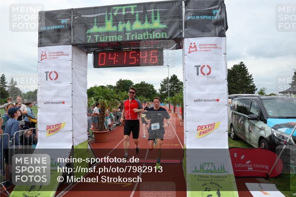 15.06.2025 - 7 Türme Triathlon Michael Strokosch http://msf.ph/oto/7982913 15.06.2025 14:15:45 Ziel 644, 1137 meine-sportfotos.de
