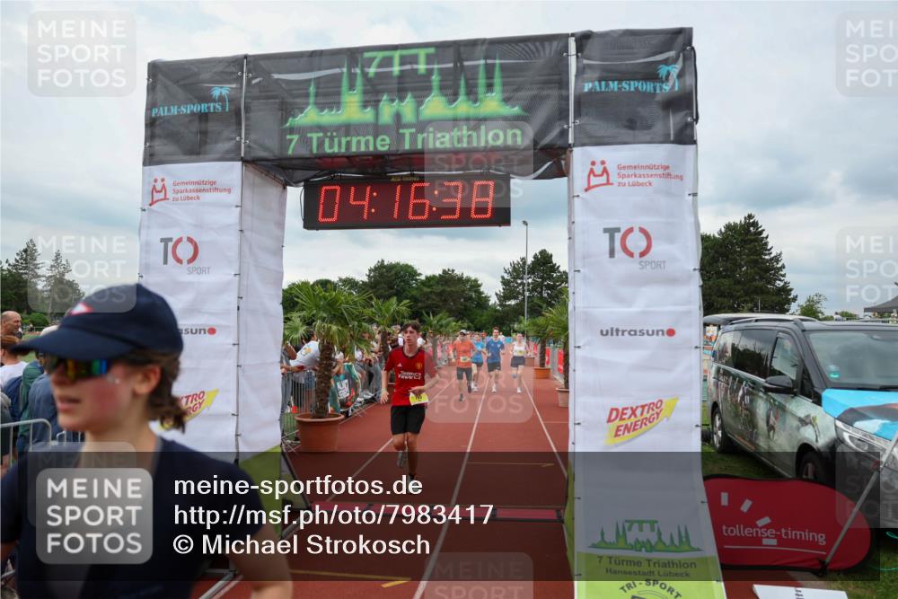 15.06.2025 - 7 Türme Triathlon Michael Strokosch http://msf.ph/oto/7983417 15.06.2025 14:16:38 Ziel 795, 966, 1065, 1135, 1168 meine-sportfotos.de