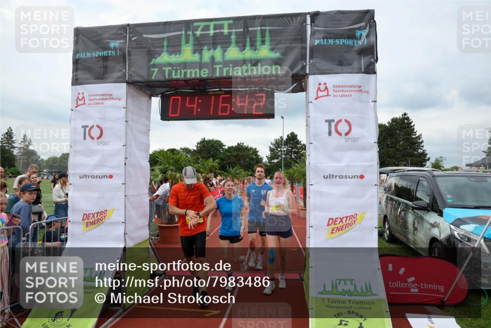 15.06.2025 - 7 Türme Triathlon Michael Strokosch http://msf.ph/oto/7983486 15.06.2025 14:16:42 Ziel 795, 966, 1135, 1168 meine-sportfotos.de