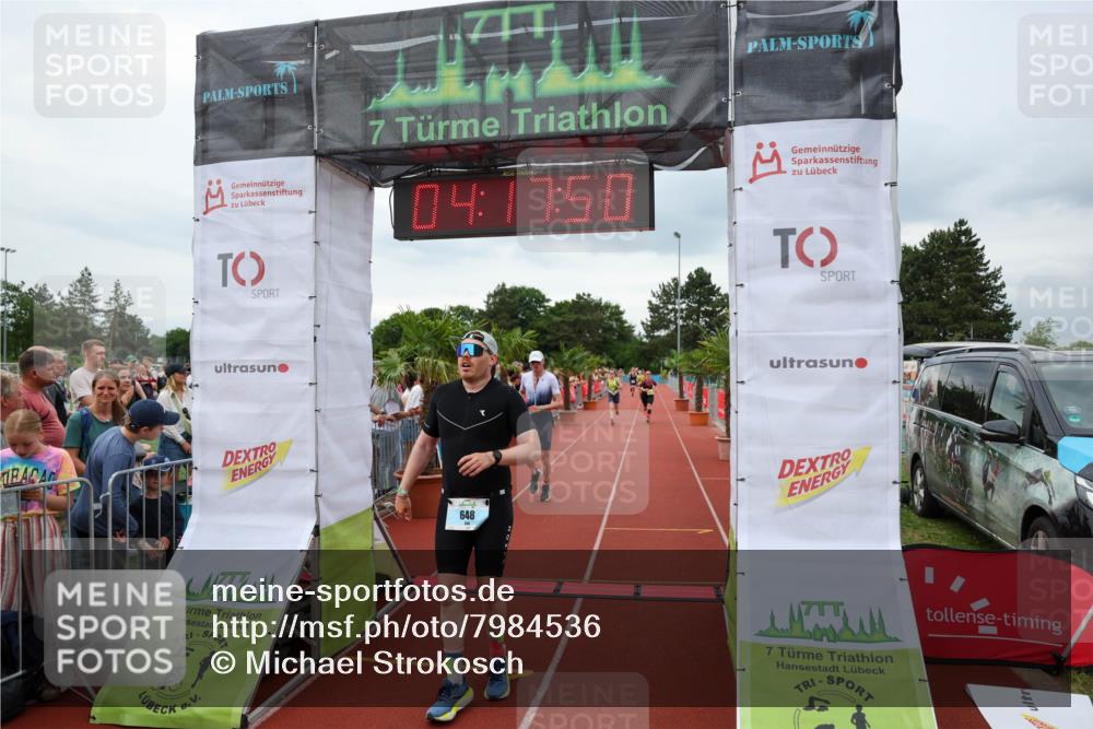 15.06.2025 - 7 Türme Triathlon Michael Strokosch http://msf.ph/oto/7984536 15.06.2025 14:17:50 Ziel 648, 681, 721, 922, 1195 meine-sportfotos.de