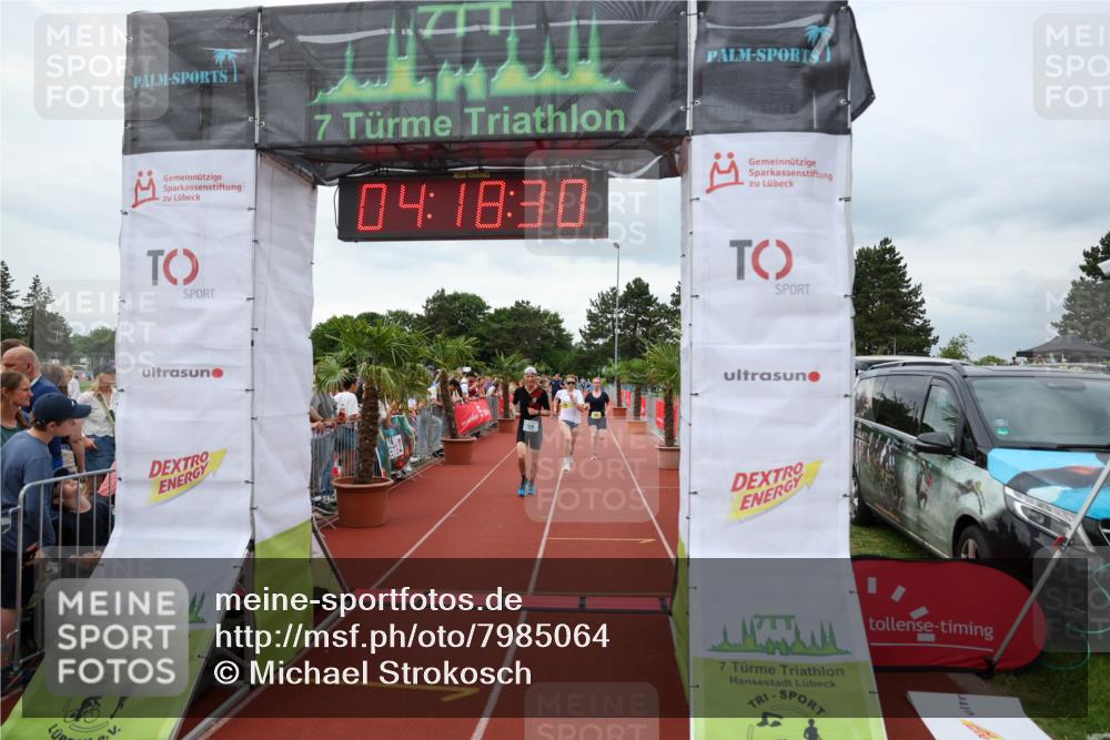 15.06.2025 - 7 Türme Triathlon Michael Strokosch http://msf.ph/oto/7985064 15.06.2025 14:18:30 Ziel 550, 720, 925, 1161 meine-sportfotos.de