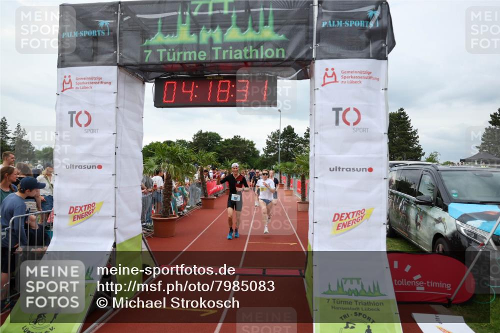 15.06.2025 - 7 Türme Triathlon Michael Strokosch http://msf.ph/oto/7985083 15.06.2025 14:18:31 Ziel 550, 720, 925, 1161 meine-sportfotos.de