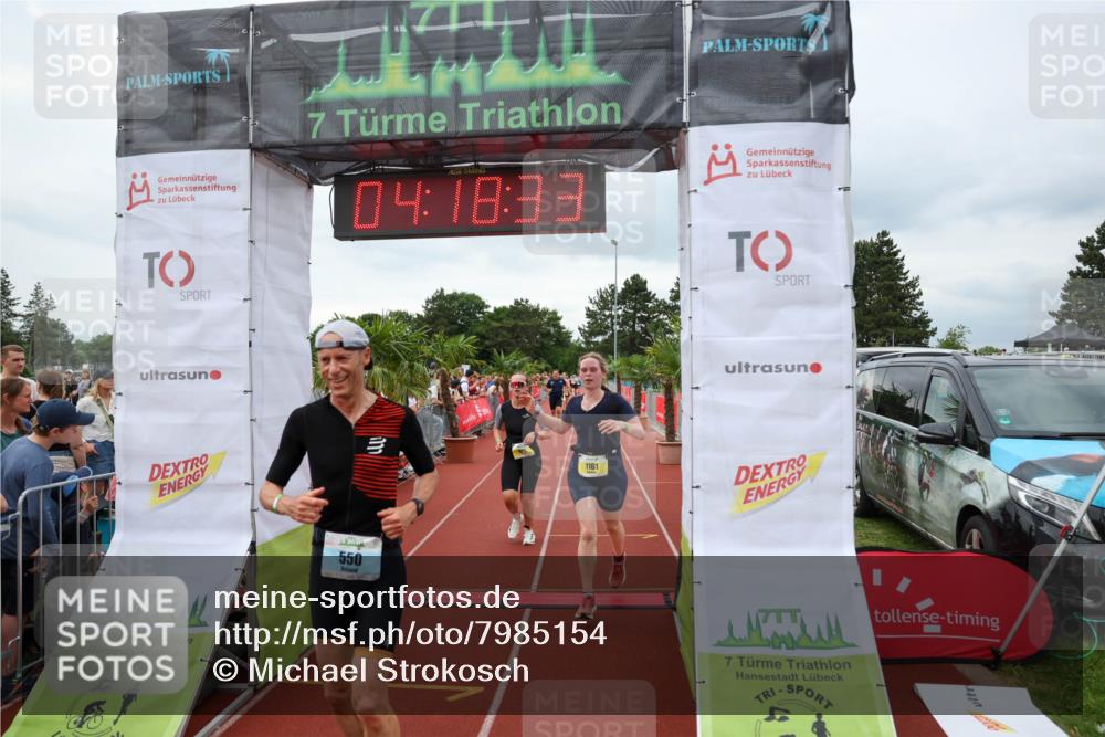 15.06.2025 - 7 Türme Triathlon Michael Strokosch http://msf.ph/oto/7985154 15.06.2025 14:18:32 Ziel 550, 720, 925, 1161 meine-sportfotos.de