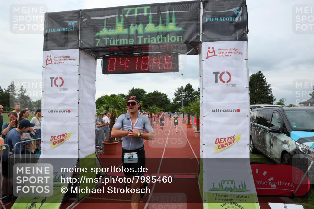 15.06.2025 - 7 Türme Triathlon Michael Strokosch http://msf.ph/oto/7985460 15.06.2025 14:18:46 Ziel 473, 594, 779, 802, 929, 979, 1119 meine-sportfotos.de