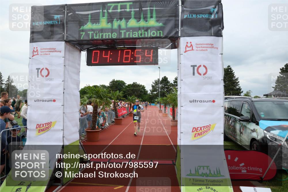 15.06.2025 - 7 Türme Triathlon Michael Strokosch http://msf.ph/oto/7985597 15.06.2025 14:18:54 Ziel 594, 677, 1119 meine-sportfotos.de