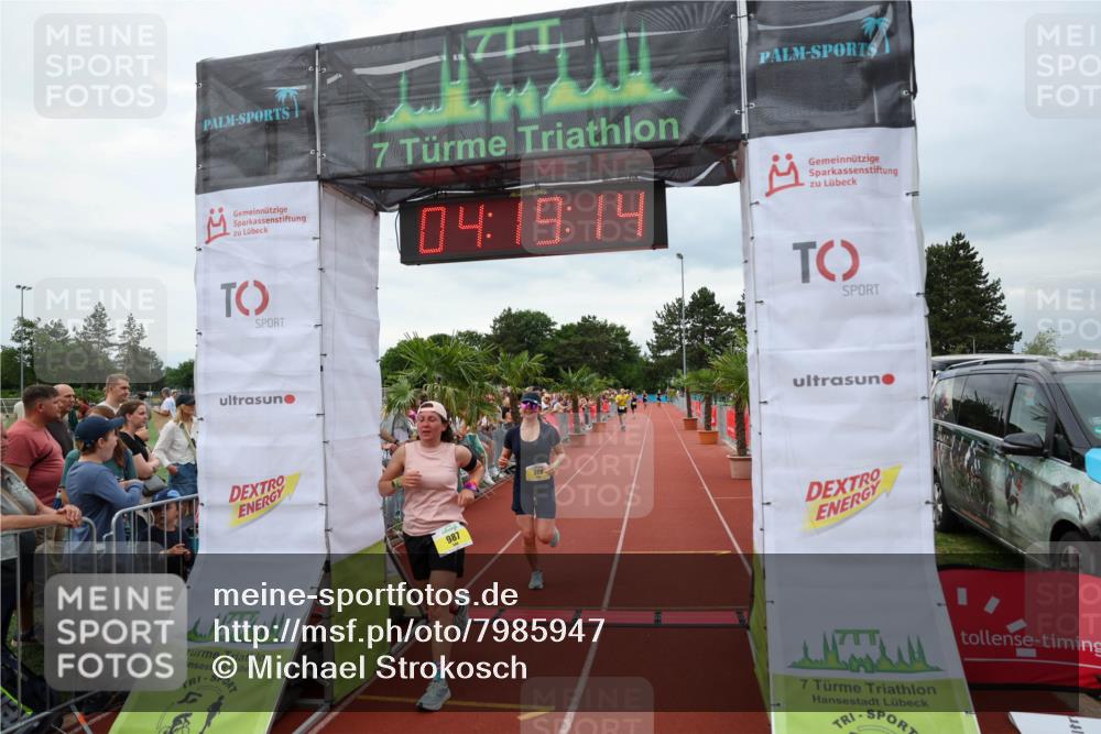 15.06.2025 - 7 Türme Triathlon Michael Strokosch http://msf.ph/oto/7985947 15.06.2025 14:19:14 Ziel 539, 649, 968, 987, 1083 meine-sportfotos.de